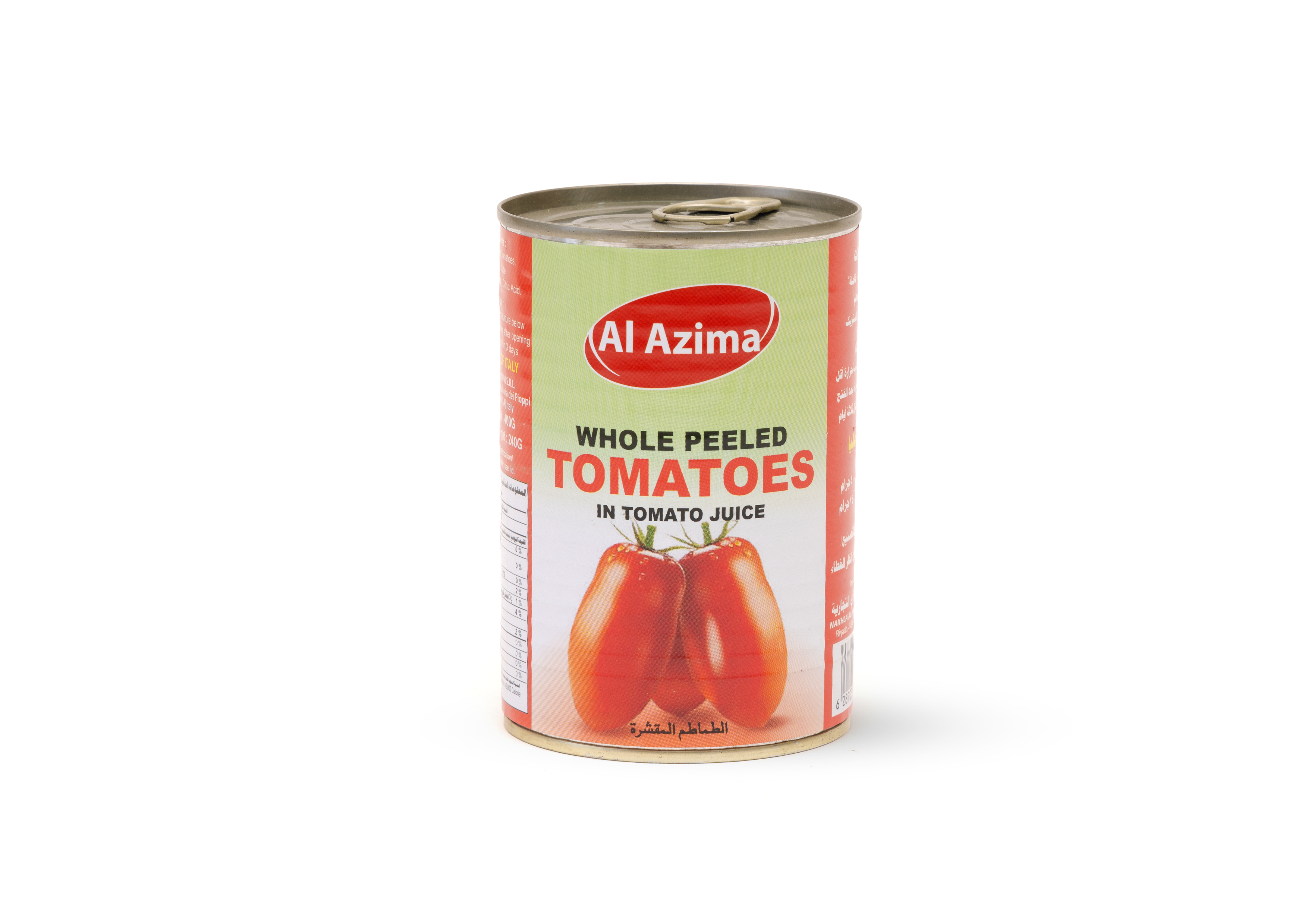 AL AZIMA TOMATO PEELED MUKASHAR 24X400G